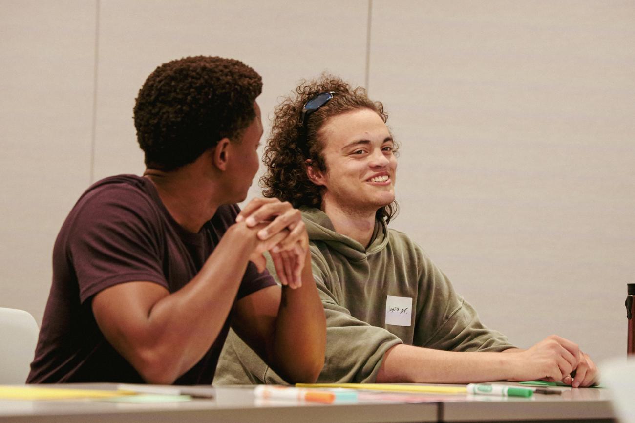 Two artists in conversation