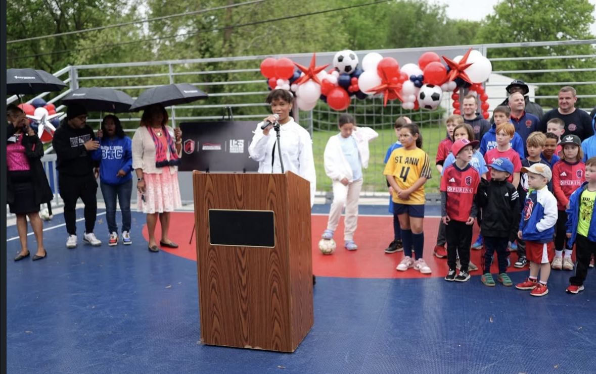 The St. Louis CITY SC mini pitch opening