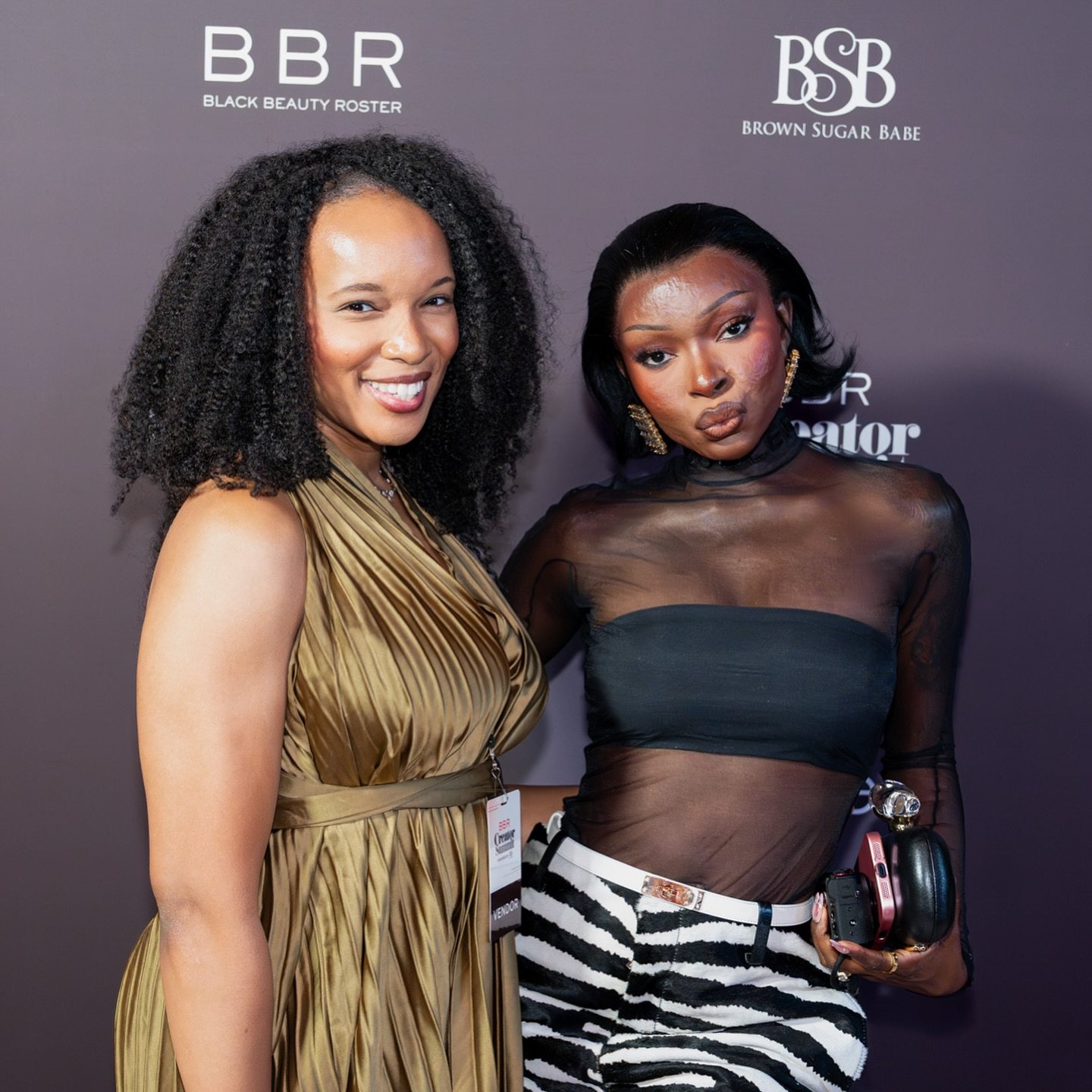 Florie on the Black Beauty Roster red carpet.