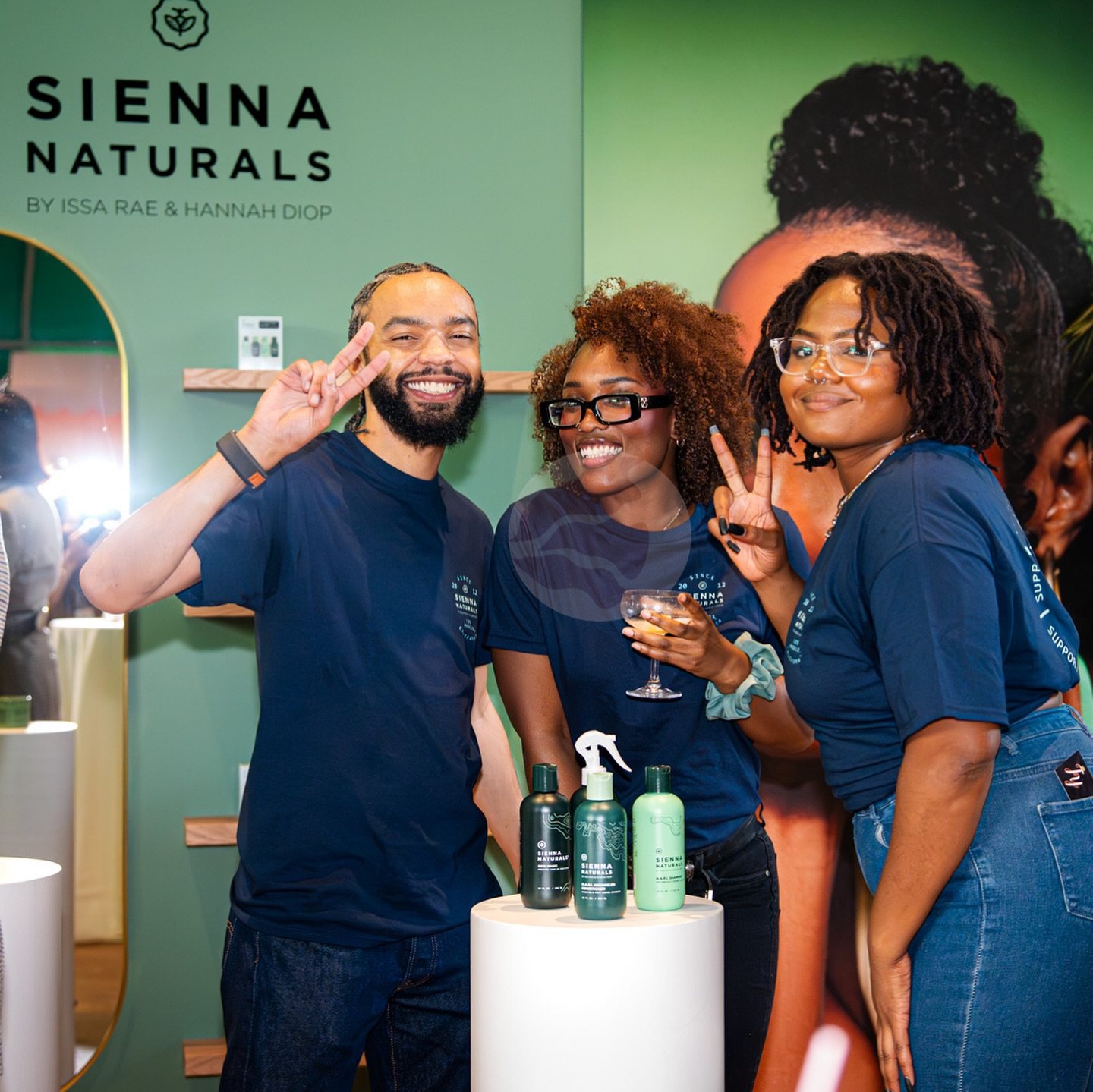 The Sienna Naturals booth at the summit.