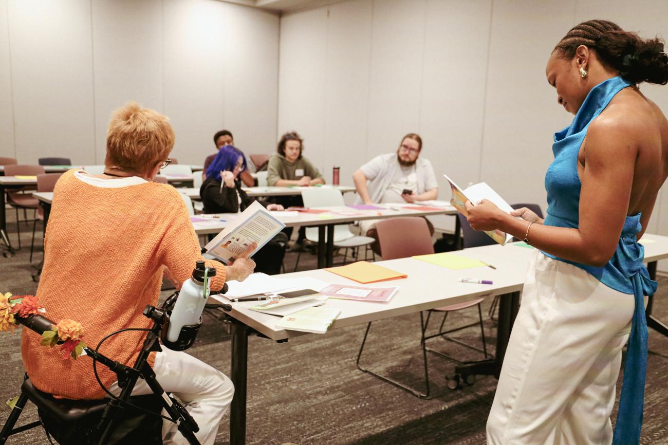 Artists working together at the first Artists for Artists gathering